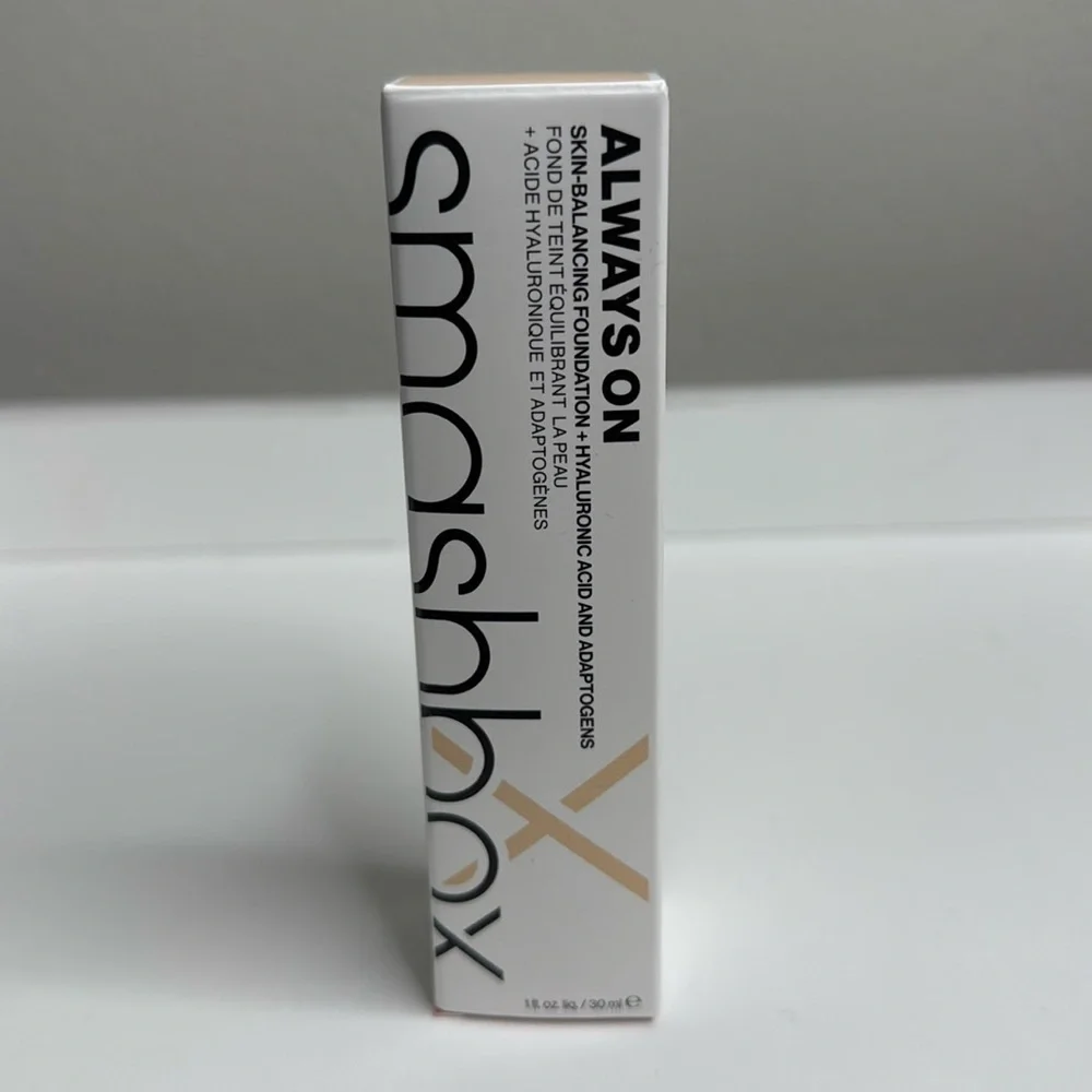 Smashbox F20-N Always On Skin-Balancing Foundation w/ Hyaluronic Acid Adaptogens